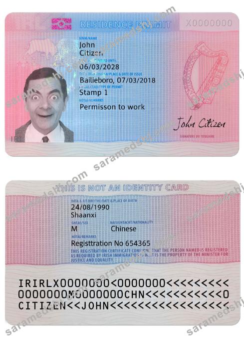 Ireland residence permit
